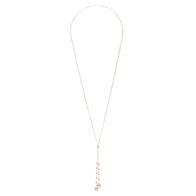 130112-Y Necklace Pearls by Shari
