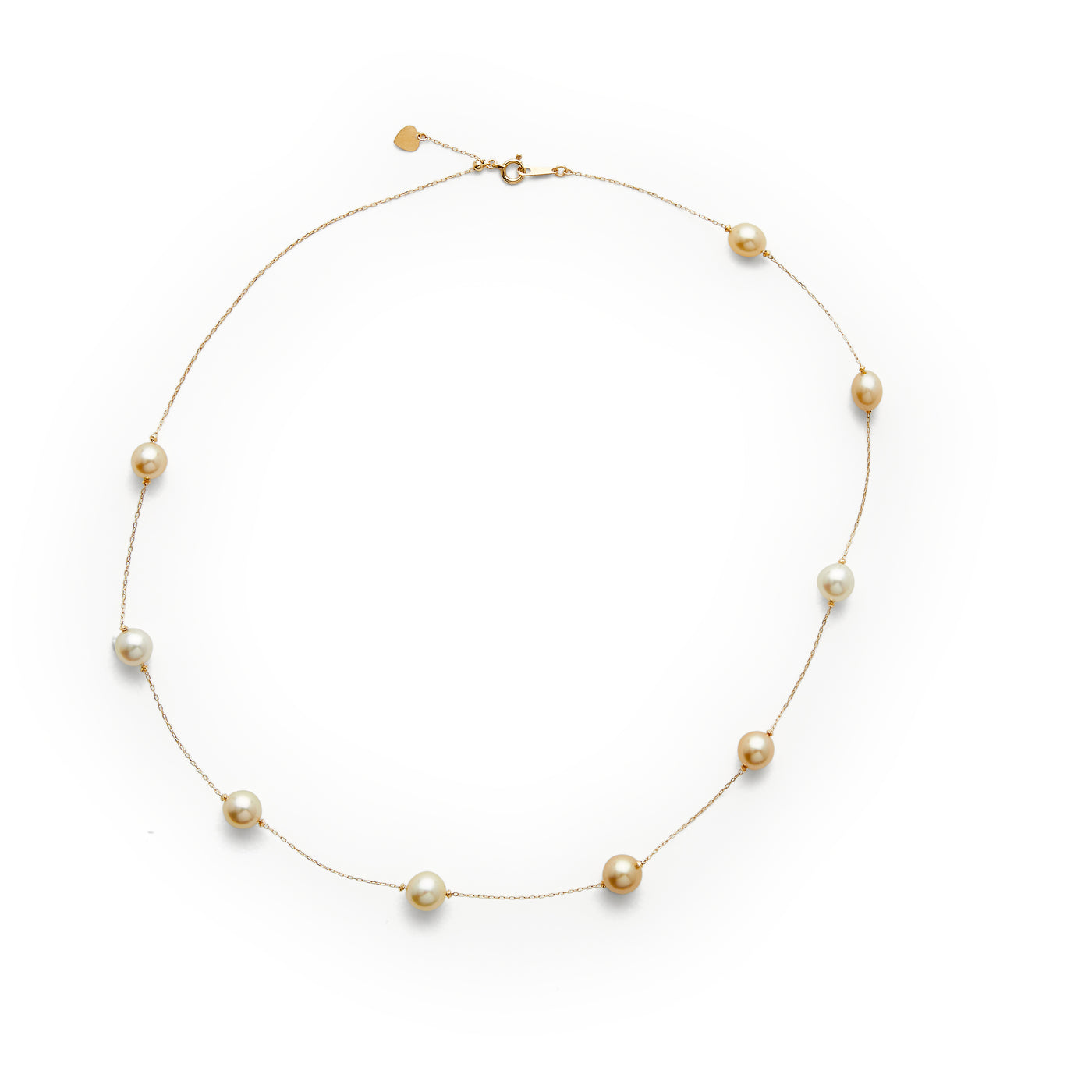 Golden Tin Cup Necklace