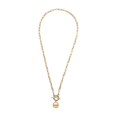 Teton Outline Paperclip Chain Necklace