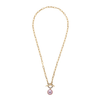 Teton Outline Paperclip Chain Necklace