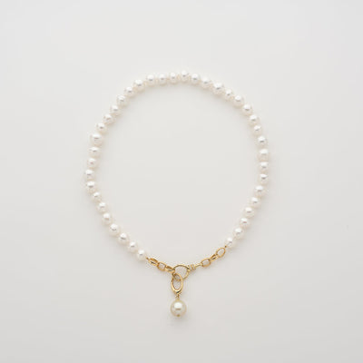 Firenze White South Sea necklace