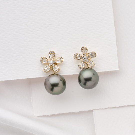 Tahitian Fleur Earrings