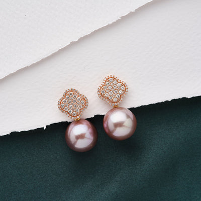 Blush Clover Kasumiga Earrings