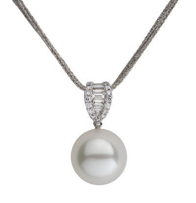 South Sea & Diamond Waterfall Pendant