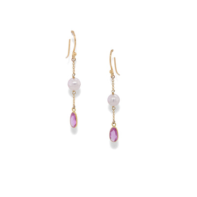 Rosewater Akoya Pearl Earrings