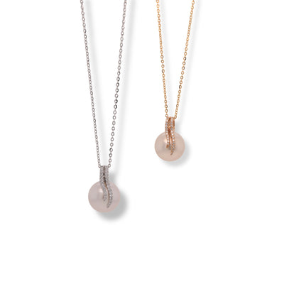 Lustre Motif Pearl Pendant