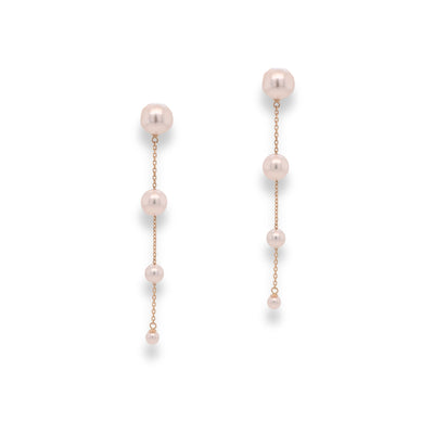 Petite Pearl Fountain Earrings