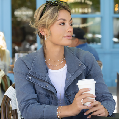 Akoya Double Wrap Ring