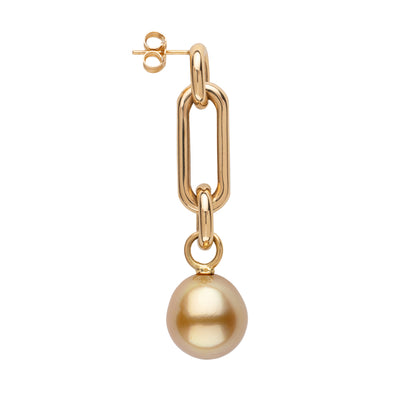 Amalfi Golden South Sea Pearl Earrings