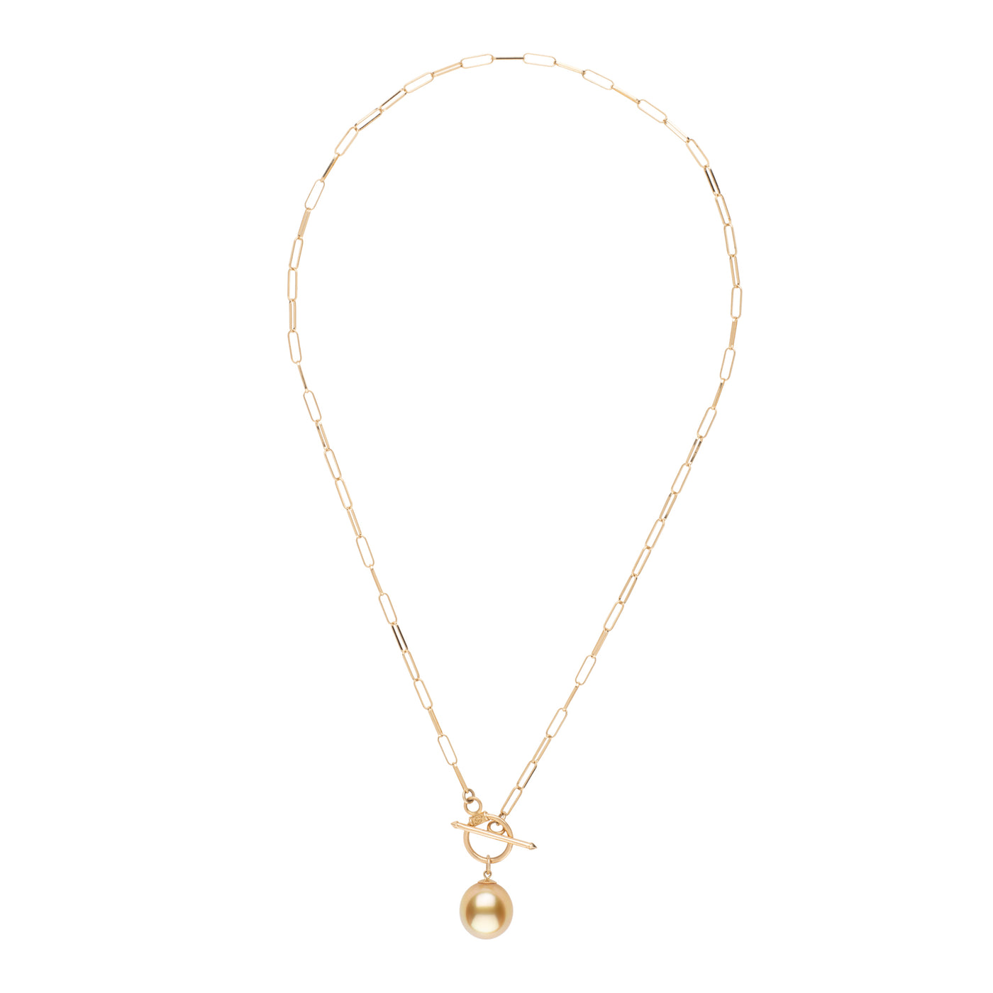 Golden South Sea Pearl Pendant Necklace