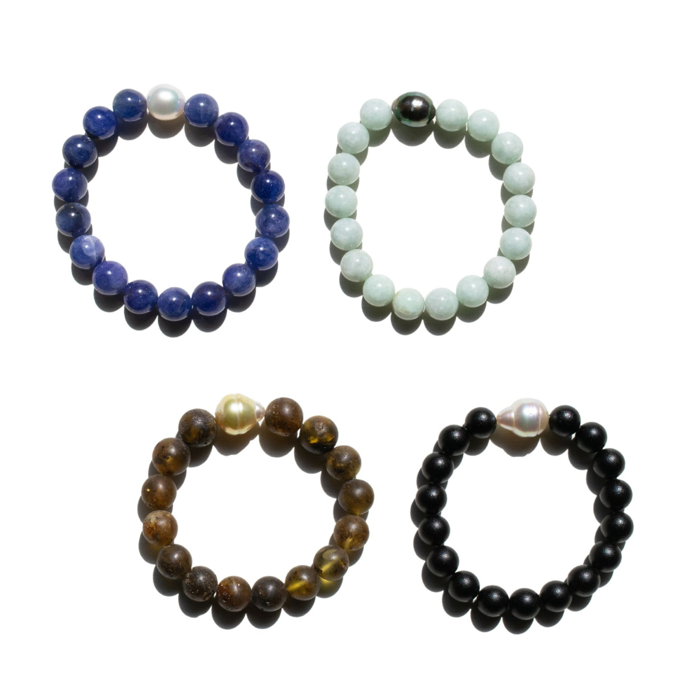 Gentlemen Bracelets with Pearl