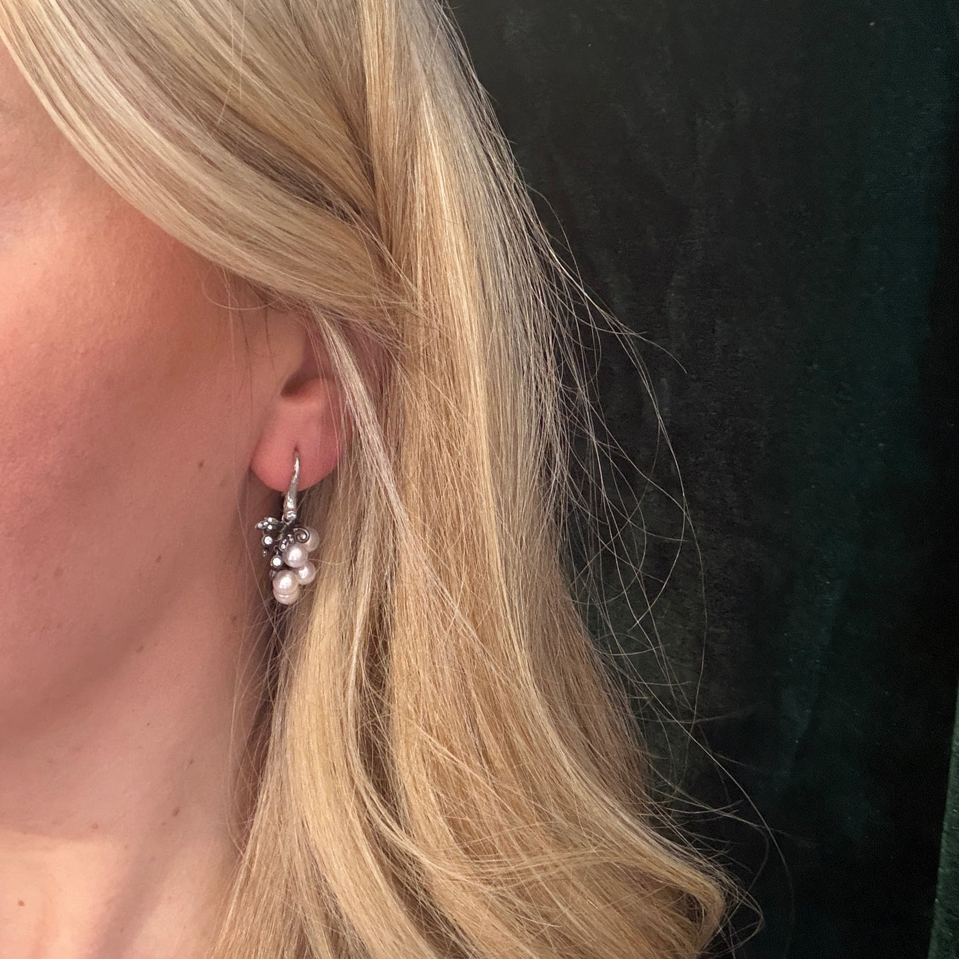 Akoya Pearl Bunch Earrings