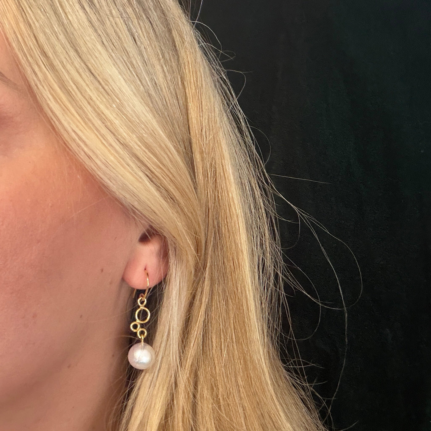 Golden Bubble Earrings