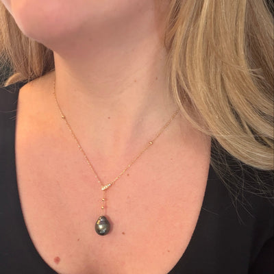 Baroque Tahitian Pearl Lariat
