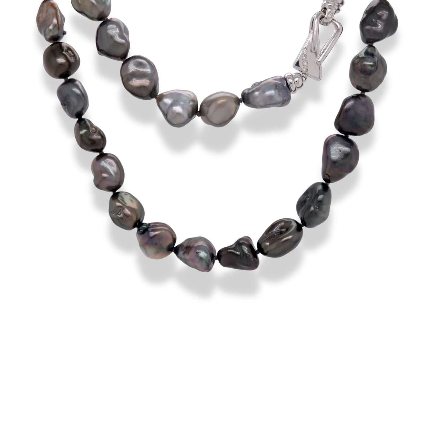 Lustre Line Tahitian Keshi Strand