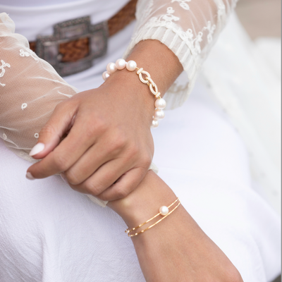 Western Diamond & Akoya Bracelet