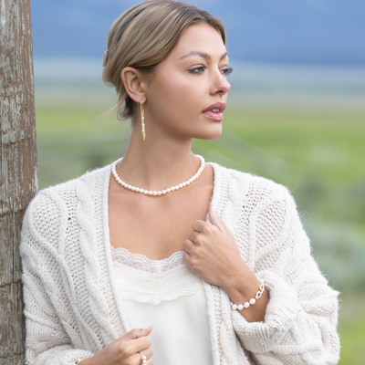 Multi-Chain Akoya Earrings