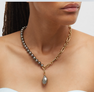 Amalfi Necklace with Akoya Pearls