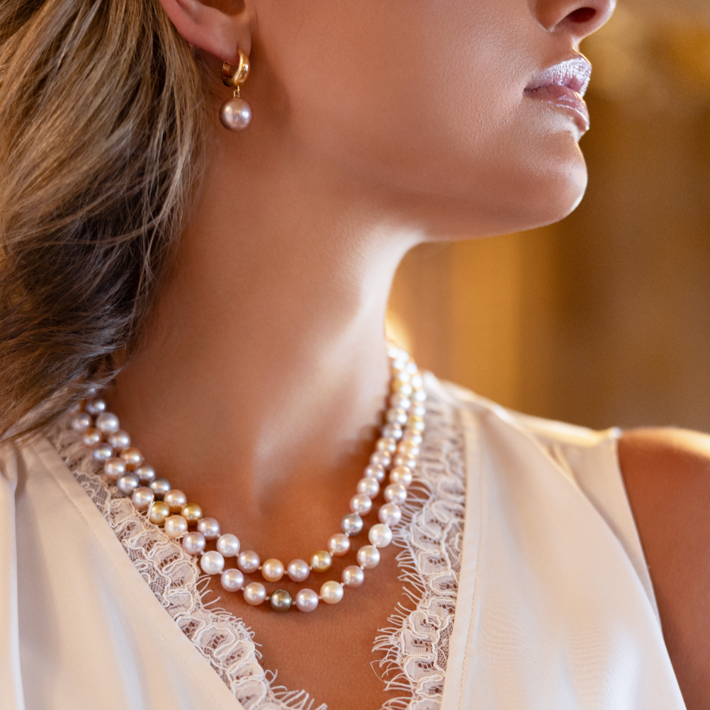 Radiance Pearl Cuff Earrings
