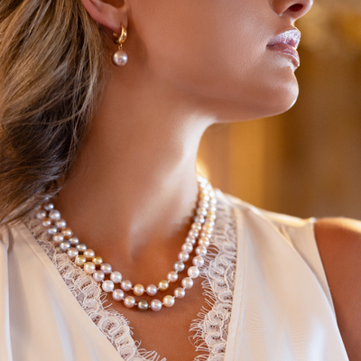 Radiance Pearl Cuff Earrings