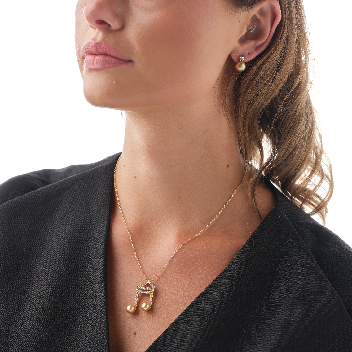 Music in the Mountains Diamond Pin/Pendant