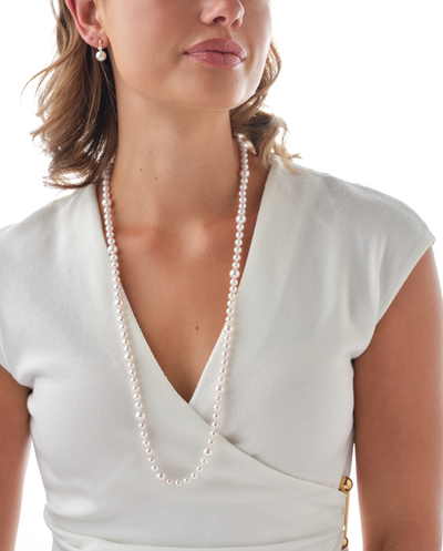 Akoya Graduated Opera Pearl Strand