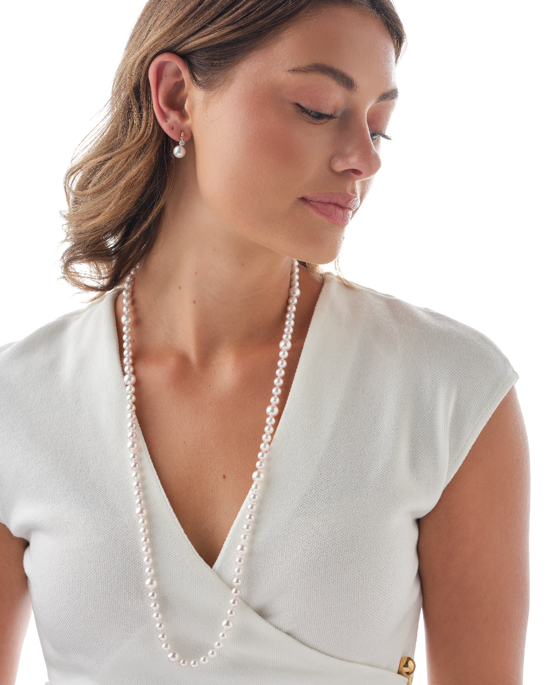 Akoya Graduated Opera Pearl Strand