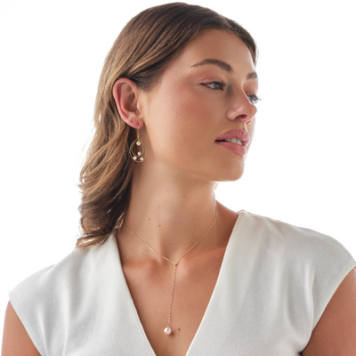 Petite Single-Akoya Sparkle Lariat