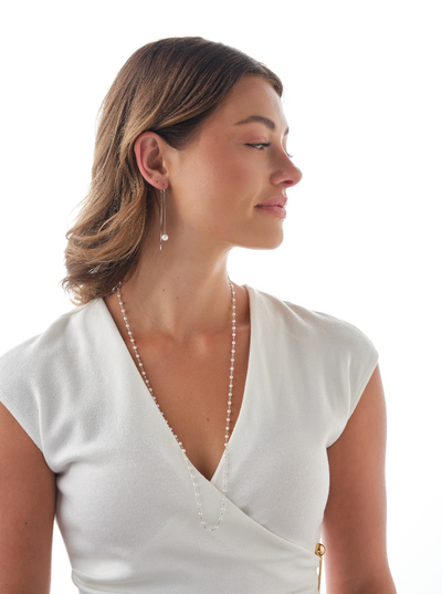 Petite Akoya Long Necklace