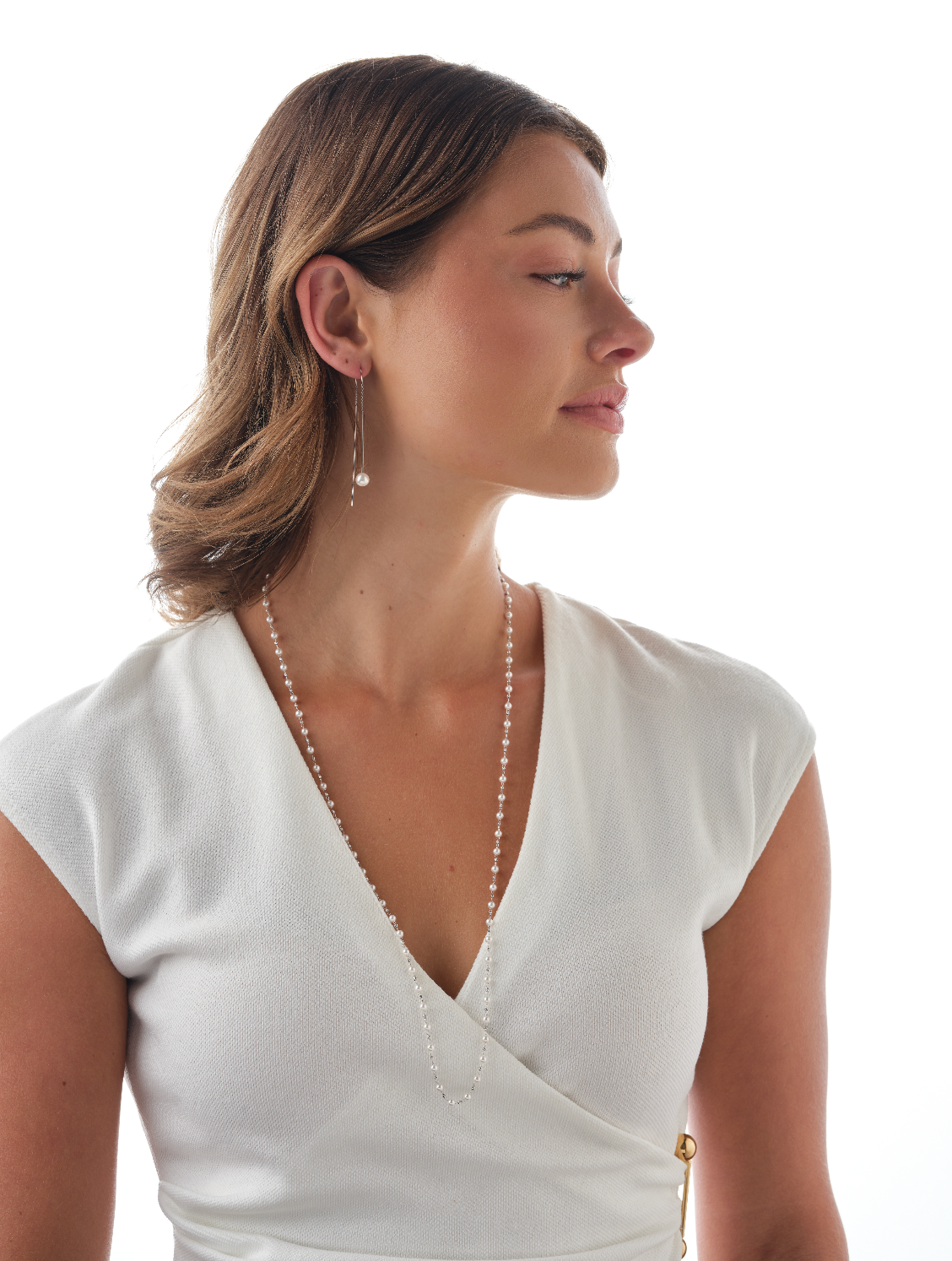 Petite Akoya Long Necklace