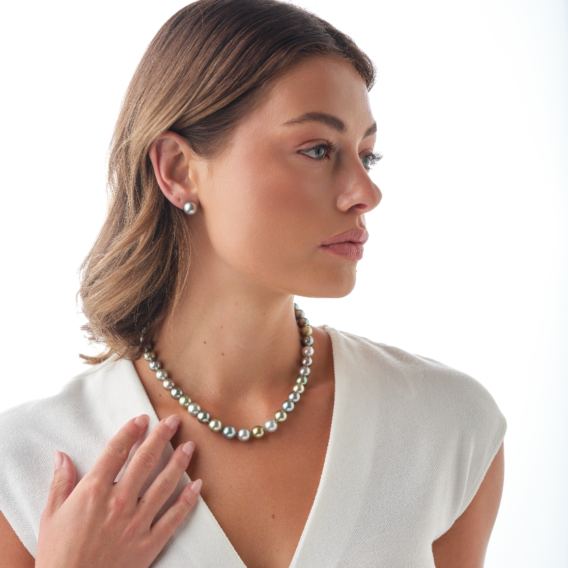 Tahitian Pearl Studs