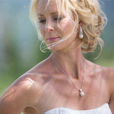 South Sea & Diamond Waterfall Pendant