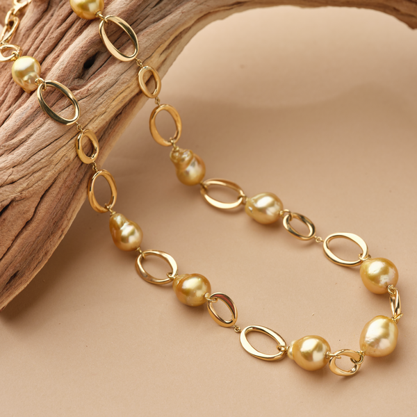 Firenze Golden South Sea Necklace
