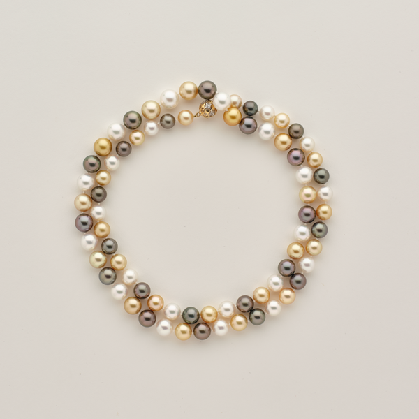 Tahitian & South Sea Jewel-Tone Opera Strand