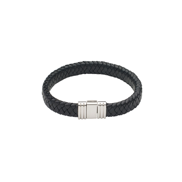 Leather Bracelet with Thin Square Lever Clasp – Pearls By Shari