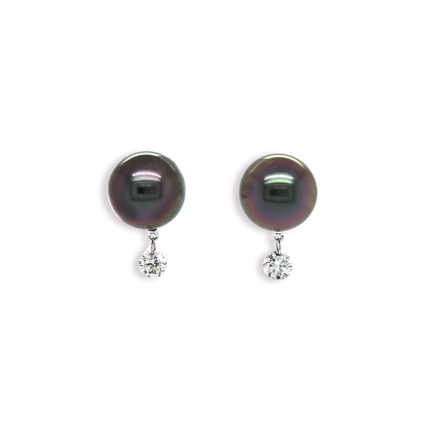 Tahitian Twinkling Diamond Studs