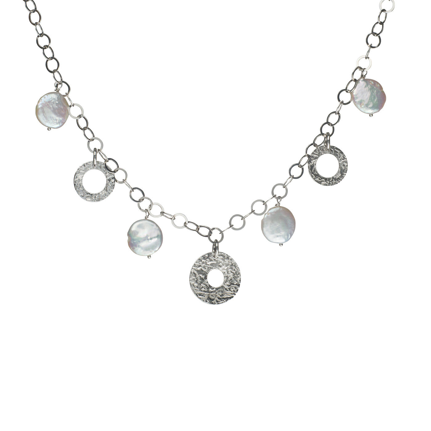 Western Coin Pearl Necklace