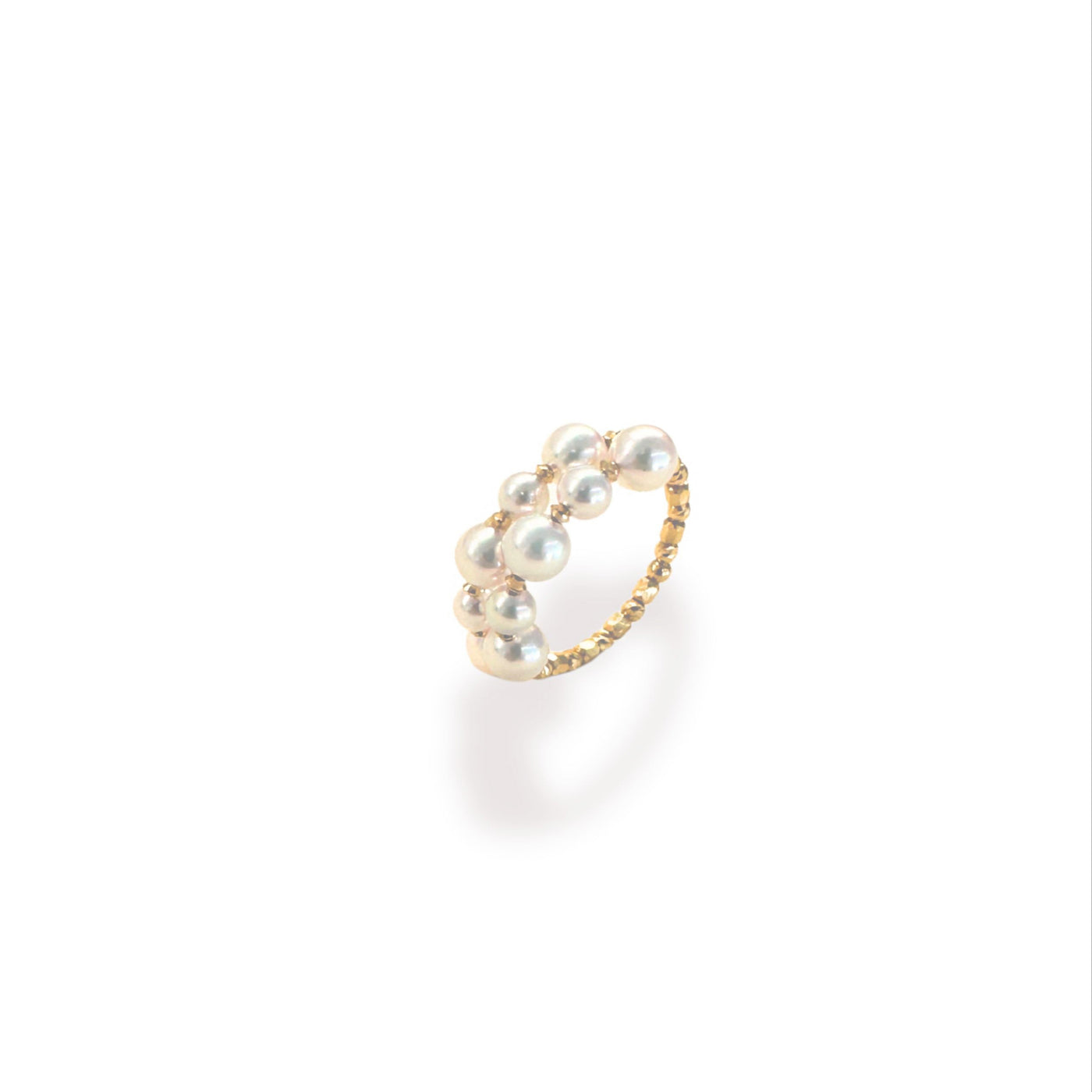 Akoya Double Wrap Ring