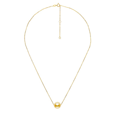Floating Golden South Sea Pearl Pendant