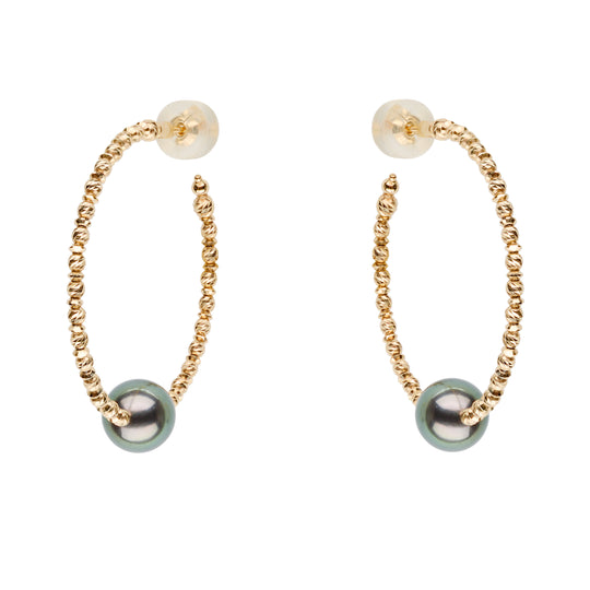 ★韓国人気★TATIANA★Whiteberry Pearl Hoop Earrings natasha-hoop-earrings-kozakh-