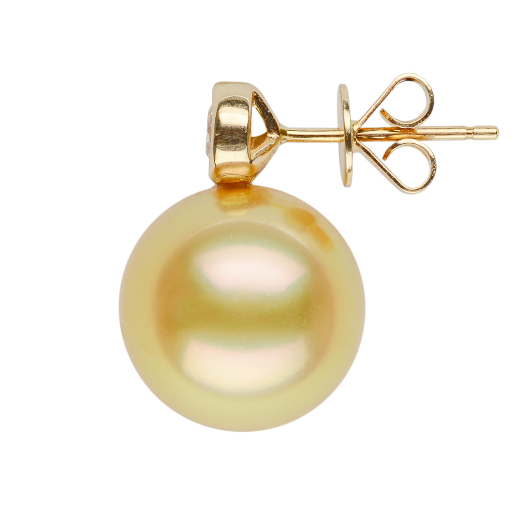 ★MIDNIGHT MOMENT.★ soak bezel pearl earring gold ULYSSES Midnight Shard Drop Pearl Earring | Marco Dal Maso
