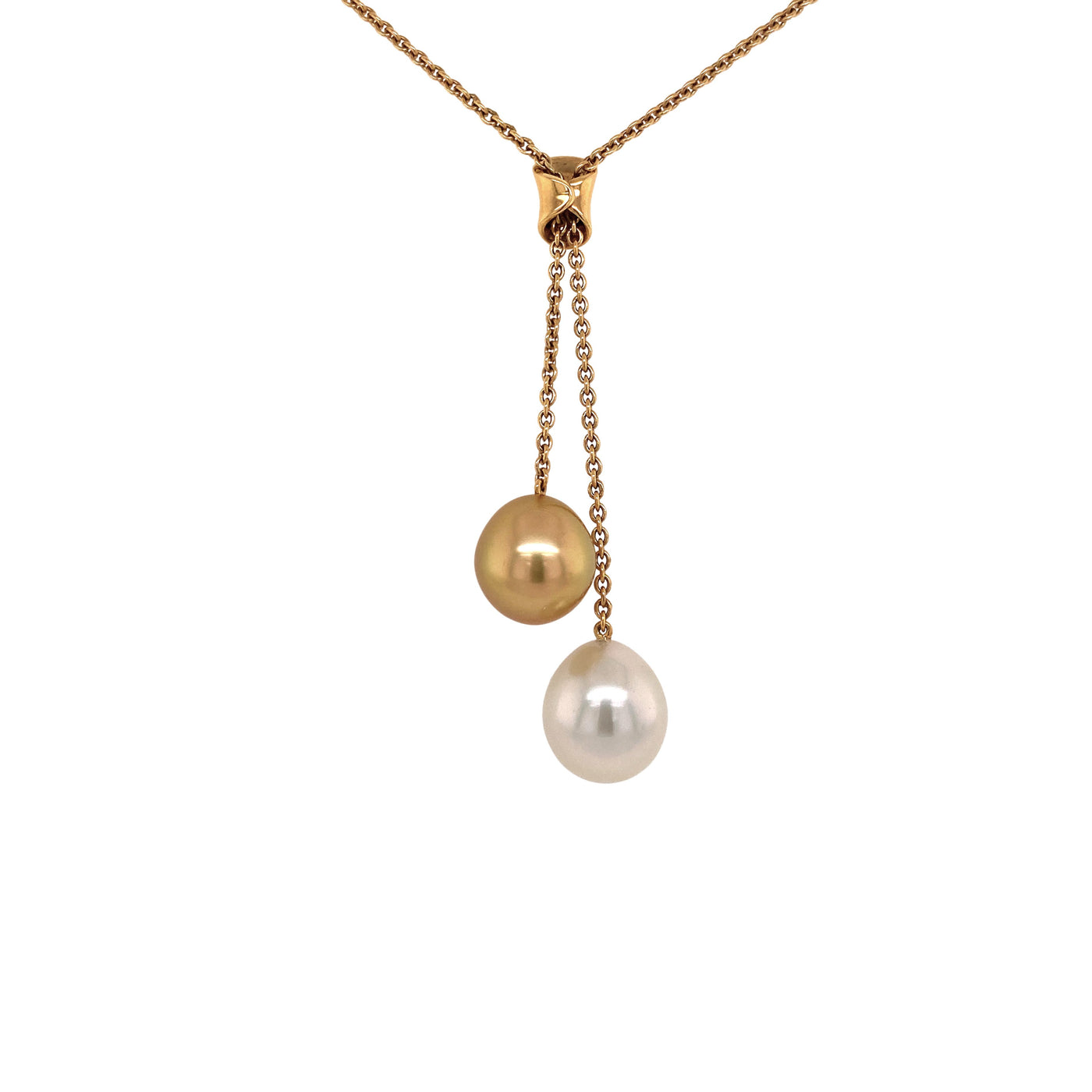 Celestial Drop Pearl Lariat