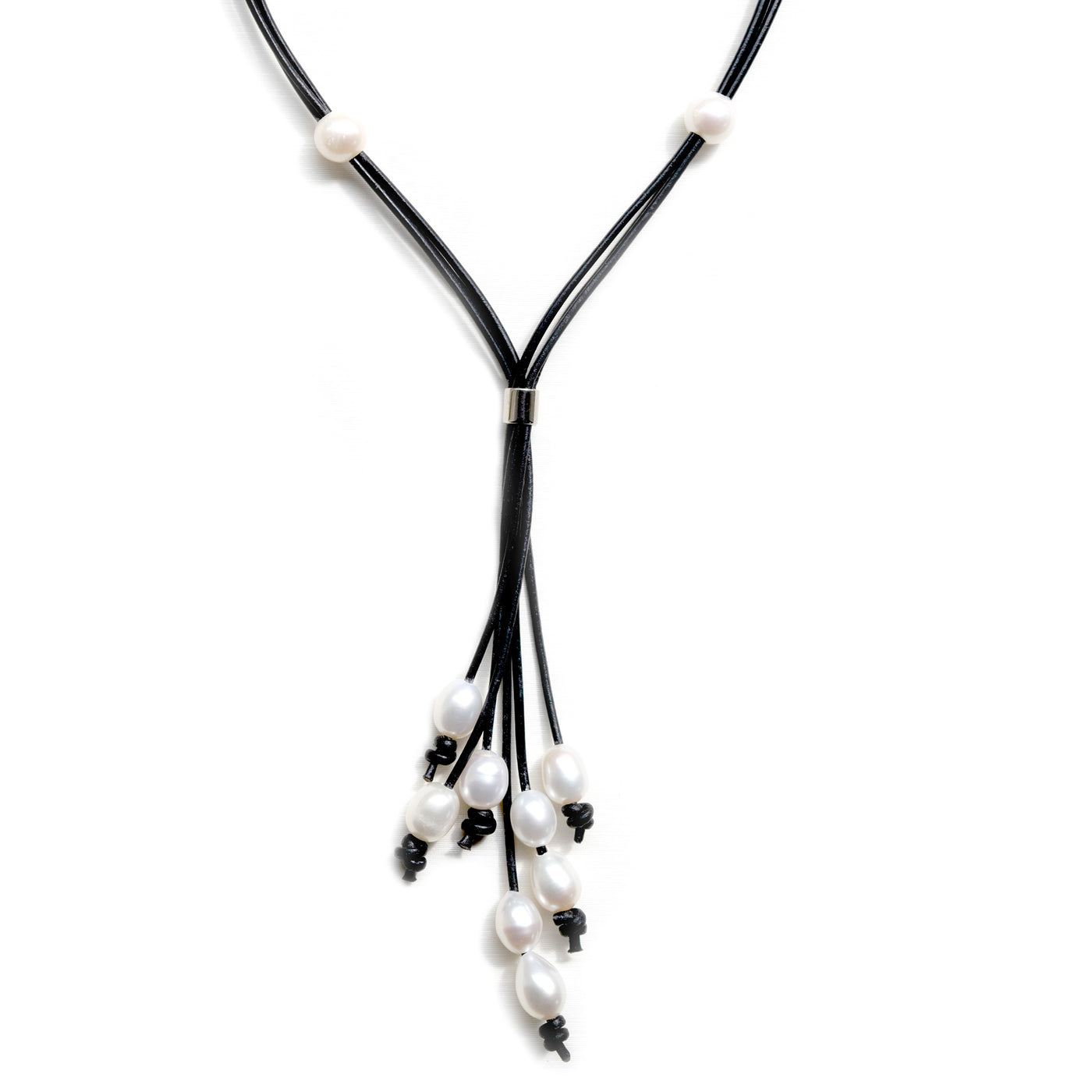 Freshwater Pearls Bolo Necklace