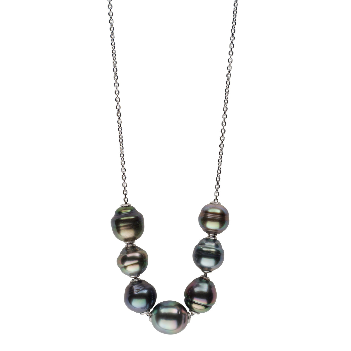 Adjustable Tin Cup Necklace Necklace Pearls by Shari