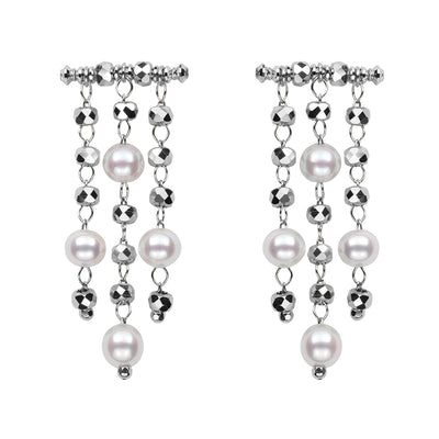 Petite Chandelier Earrings Earring Pearls by Shari