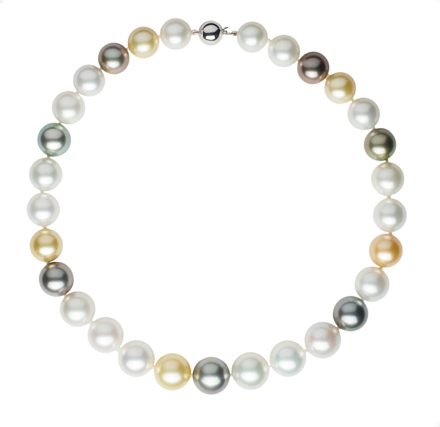 Multi-Color South Sea Pearl Strand Necklace Pearls by Shari