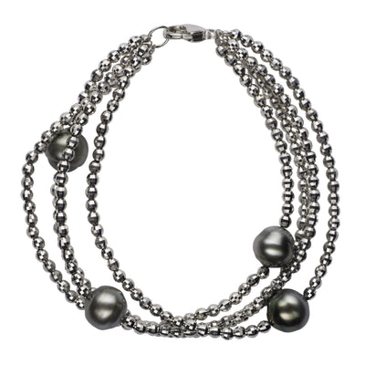 Mirror Bead Bracelet Bracelet Pearls by Shari