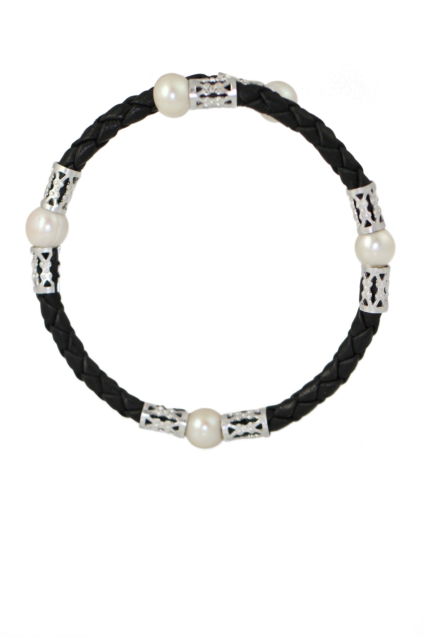 Original Teton Mountaineering Bracelet- Black Bracelet Pearls by Shari
