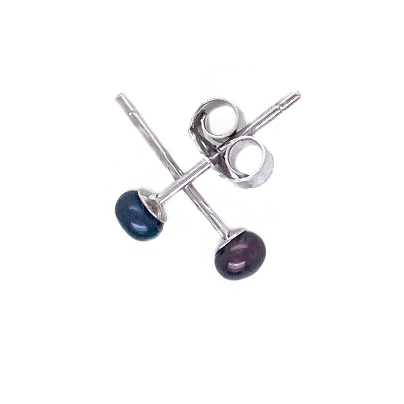 Blue Freshwater Pearl Studs Earring Studs Pearls by Shari