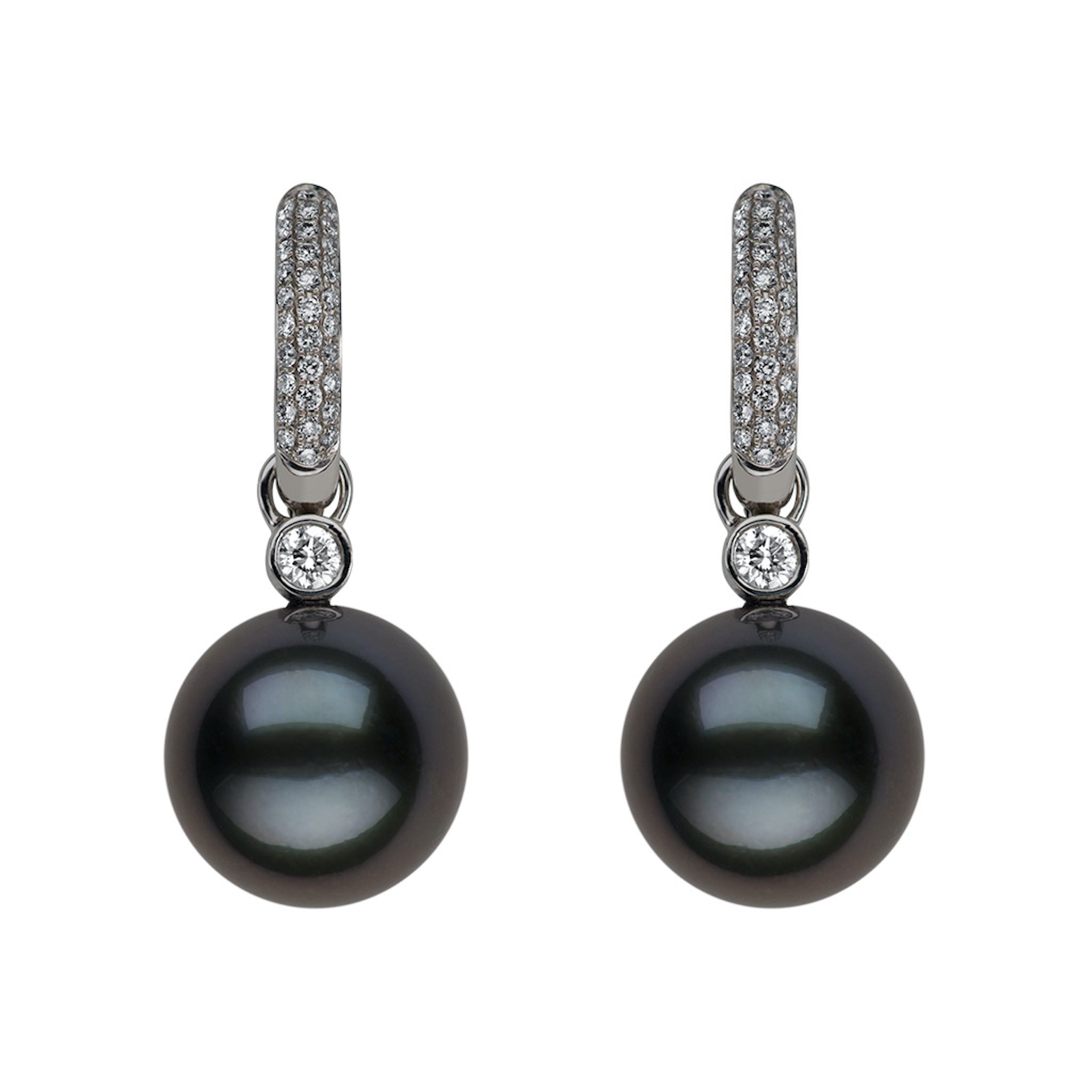 Reversible Pearl & Diamond Earrings – Pearls By Shari